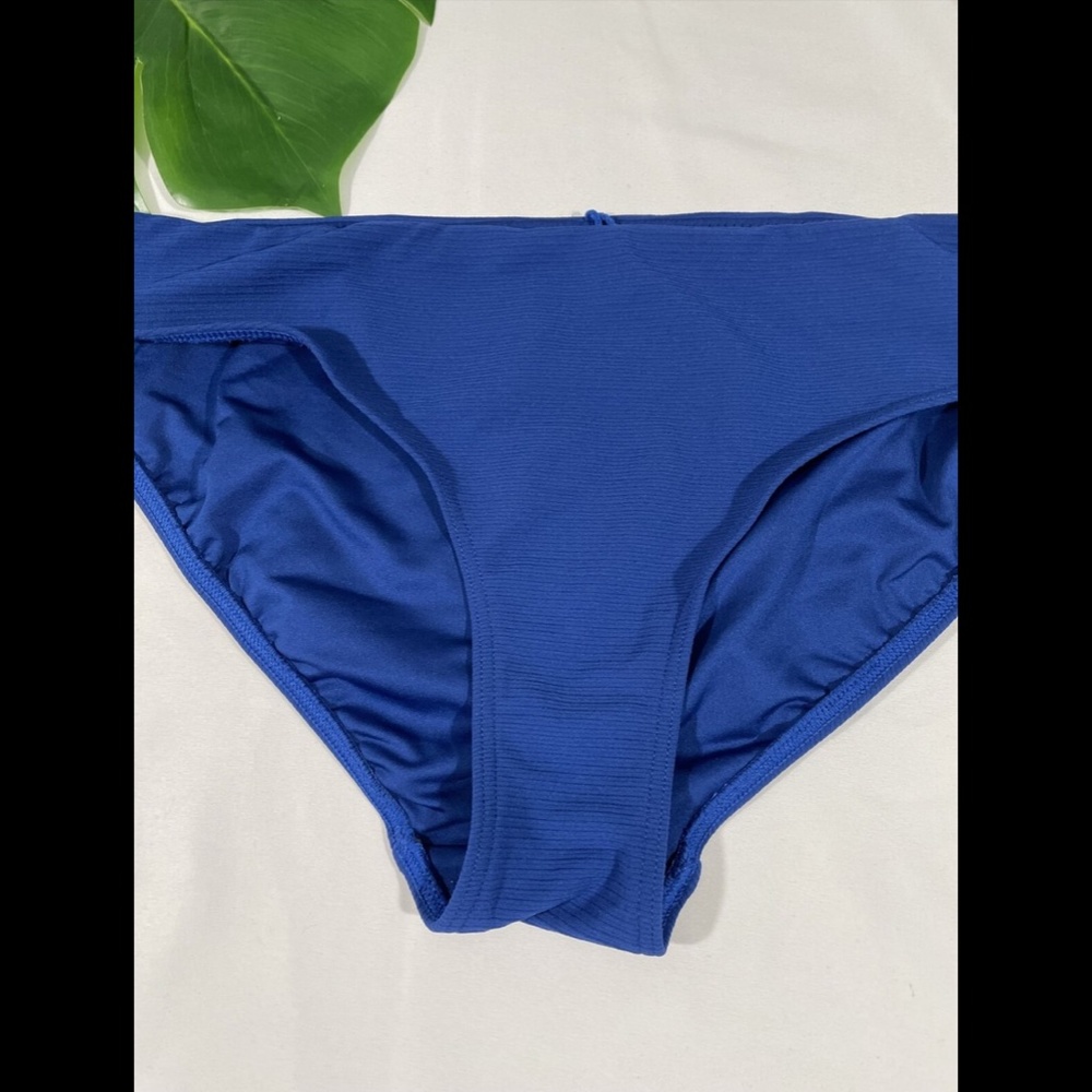 NEW Sea‎ Level Riviera Rib Mid Bikini Bottoms in Ocean Blue [SZ 10 US ] - Picture 5 of 12